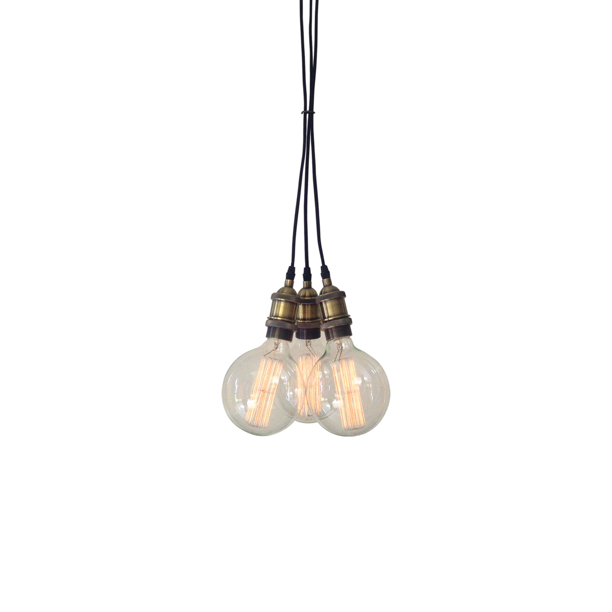 Φωτιστικό Οροφής Τρίφωτο Homelighting Magnum 77-2166 Bronze