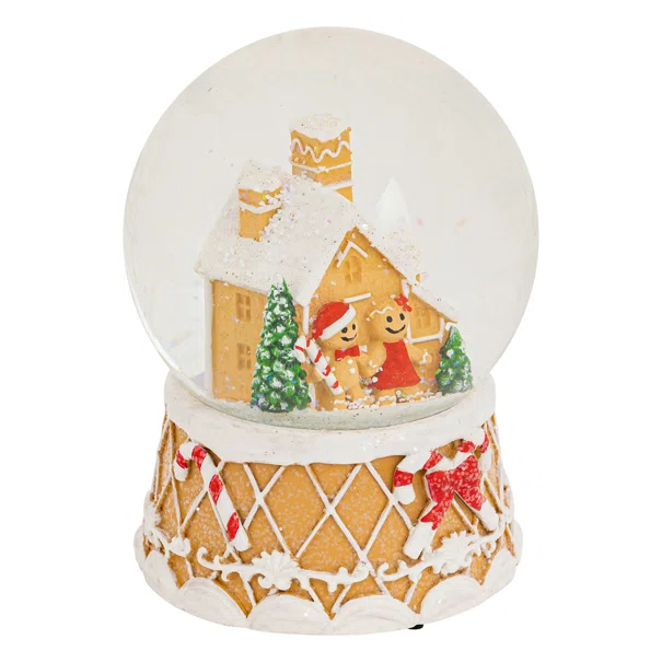Χριστουγεννιάτικη Χιονόμπαλα (Φ10x13.5) A-S Gingerbread 208684