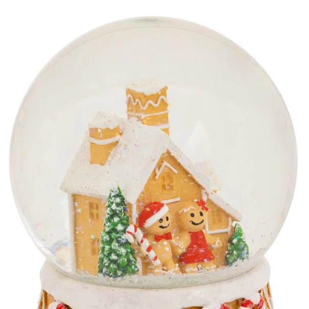 Χριστουγεννιάτικη Χιονόμπαλα (Φ10x13.5) A-S Gingerbread 208684