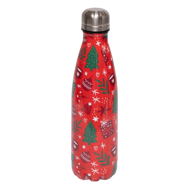 Χριστουγεννιάτικo Μπουκάλι Νερού 500ml A-S Red 208516