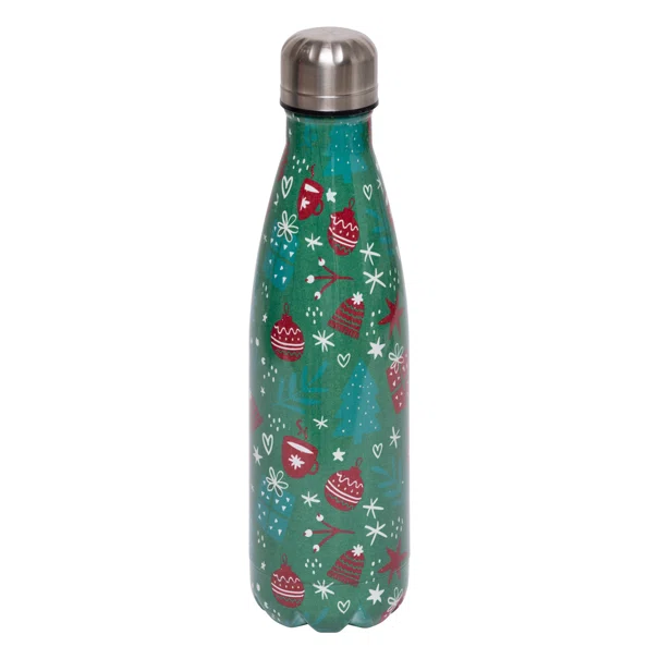 Χριστουγεννιάτικo Μπουκάλι Θερμός 500ml A-S Green 208516