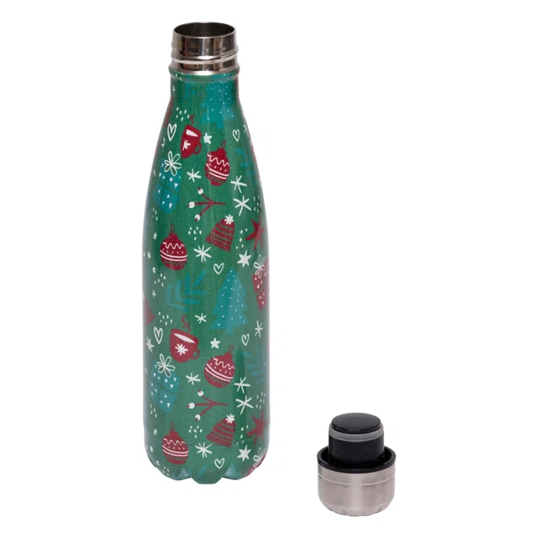 Χριστουγεννιάτικo Μπουκάλι Θερμός 500ml A-S Green 208516