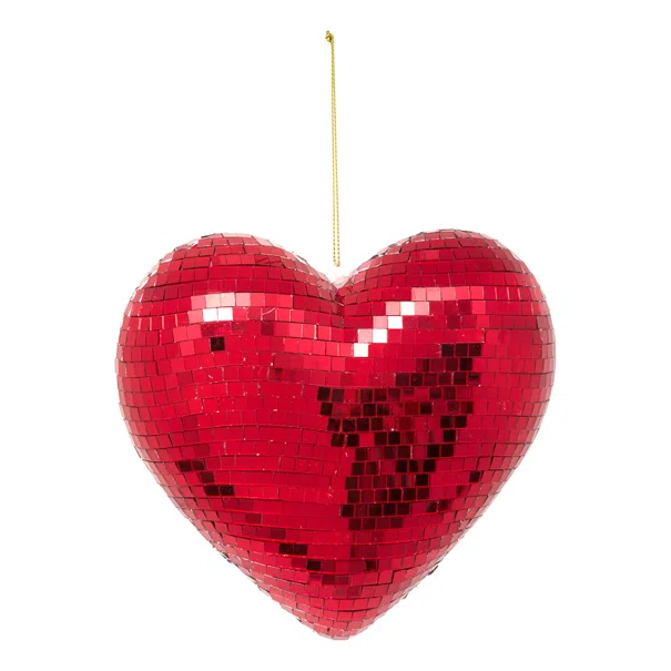 Στολίδι Χριστουγεννιάτικο (15.5x5.3x15) A-S Disco Heart 215788
