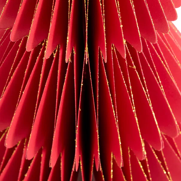 Χριστουγεννιάτικο Δεντράκι (Φ18.5x30) A-S Paper Tree Red 216679