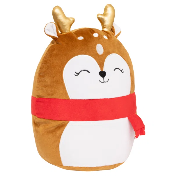 Χριστουγεννιάτικο Λούτρινο Ζωάκι (26x15x35) A-S Squishy Reindeer Plush 208637B