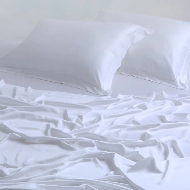 Σεντόνια King Size (Σετ) Silk Fashion Bamboo White
