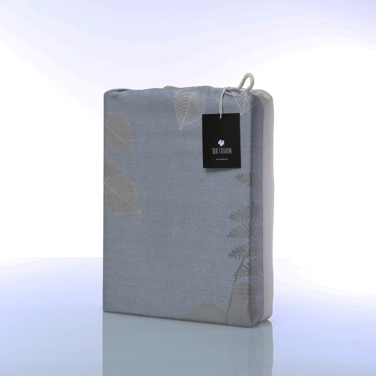 Σεντόνια Υπέρδιπλα (Σετ) Silk Fashion Pureline Λευκά Είδη Κρεβατοκάμαρας με Λάστιχο Spitishop