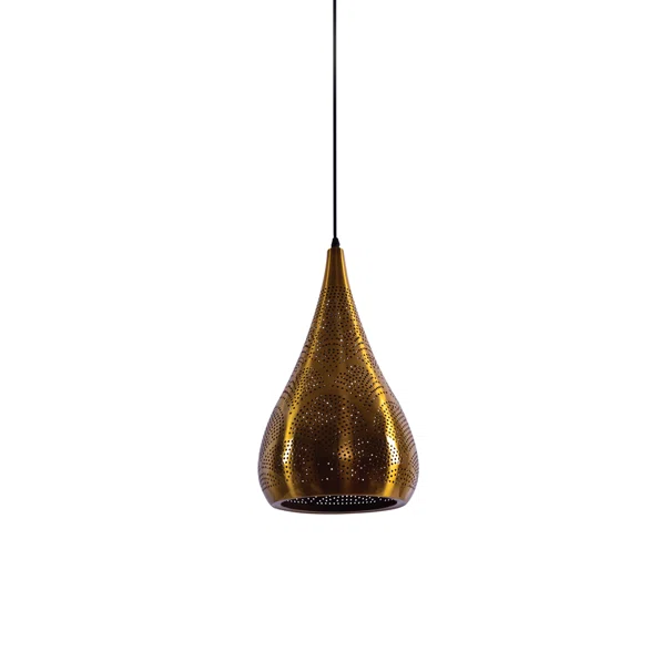 Φωτιστικό Οροφής Μονόφωτο Homelighting Amala 77-4391 Brass