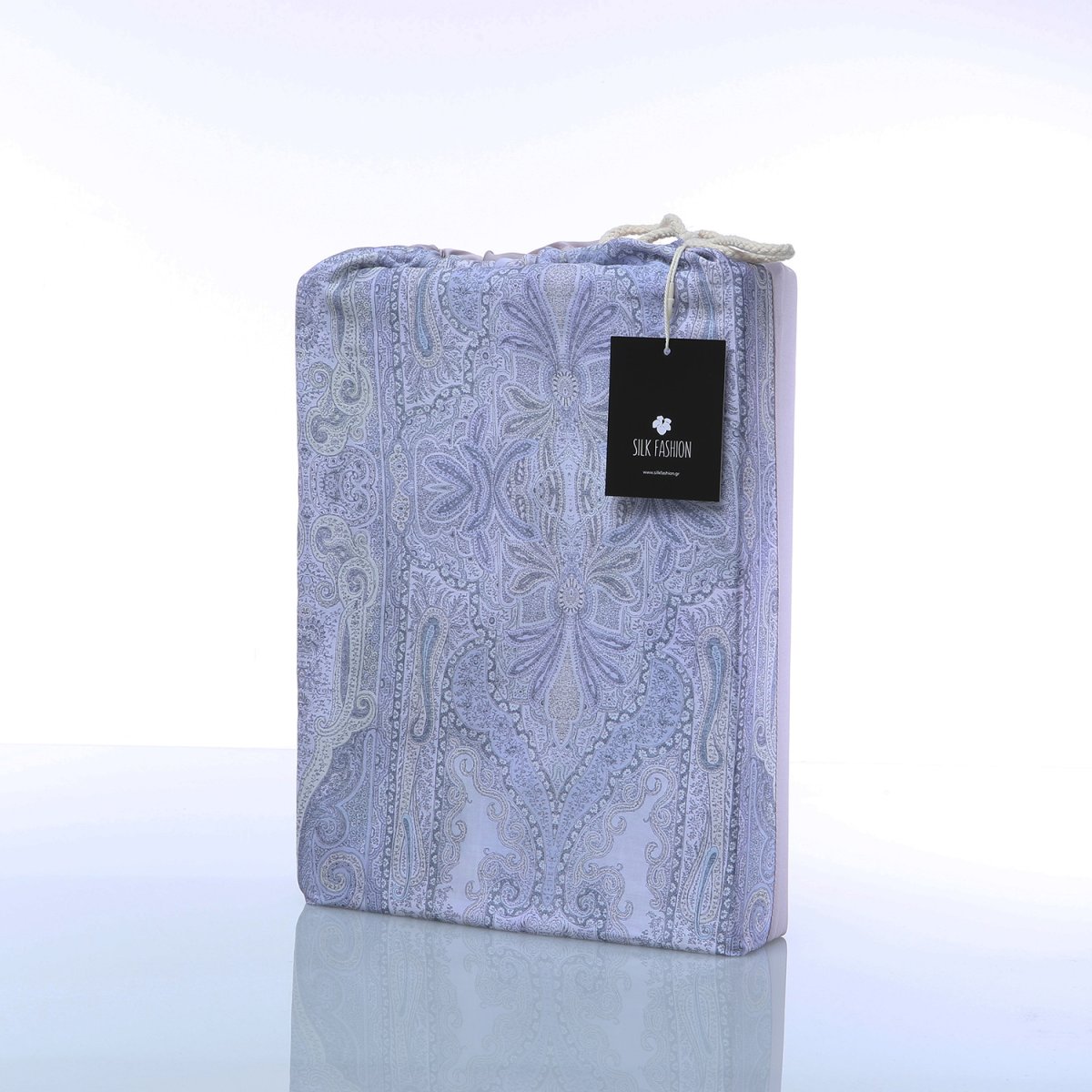 Σεντόνια Υπέρδιπλα (Σετ) Silk Fashion Etheral Λευκά Είδη Κρεβατοκάμαρας με Λάστιχο Spitishop