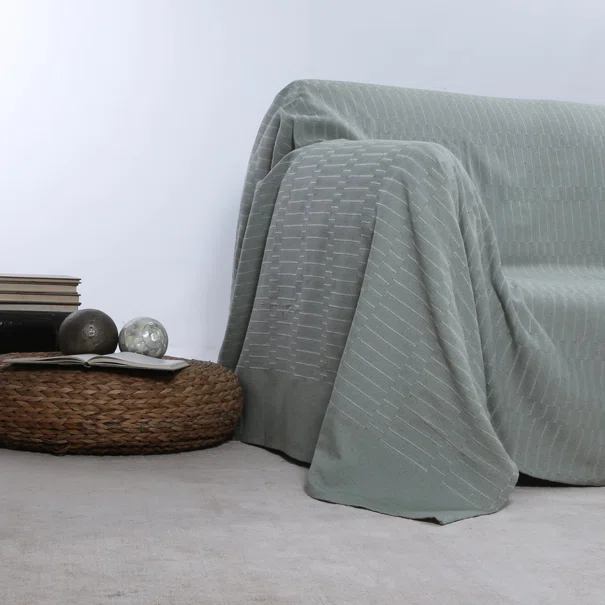 Ριχτάρι Καναπέ Διθέσιου (180x250) Silk Fashion 25632 Sage Green