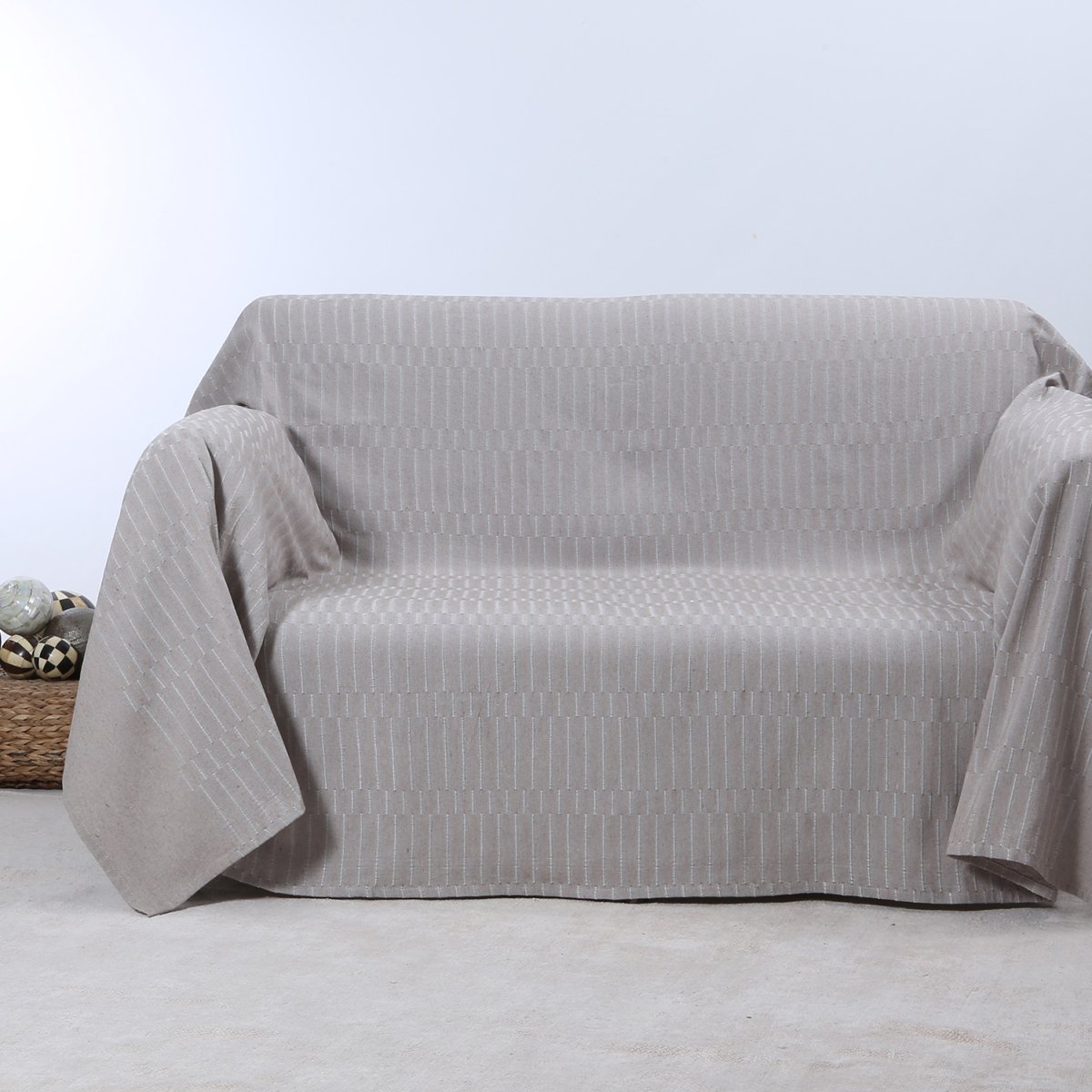 Ριχτάρι Καναπέ Διθέσιου (180x250) Silk Fashion 25632 Light Camel