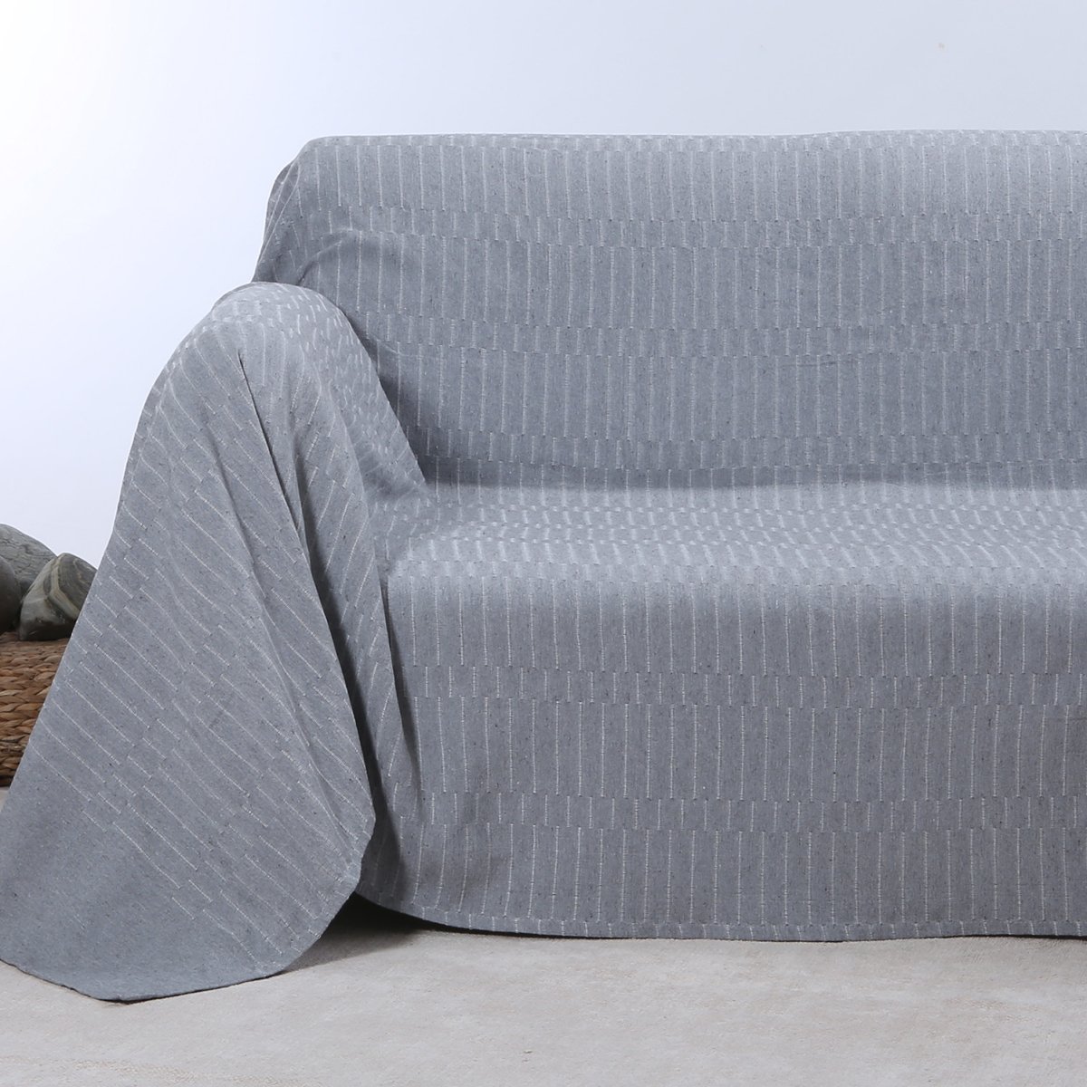 Ριχτάρι Καναπέ Διθέσιου (180x250) Silk Fashion 25632 Silver