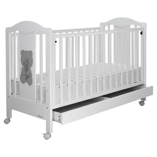 Κούνια (60x130) Bebe Stars Polar White 451-02