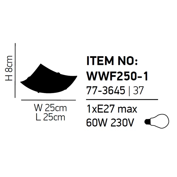 Φωτιστικό Πλαφονιέρα Homelighting Pelin 77-3645 White