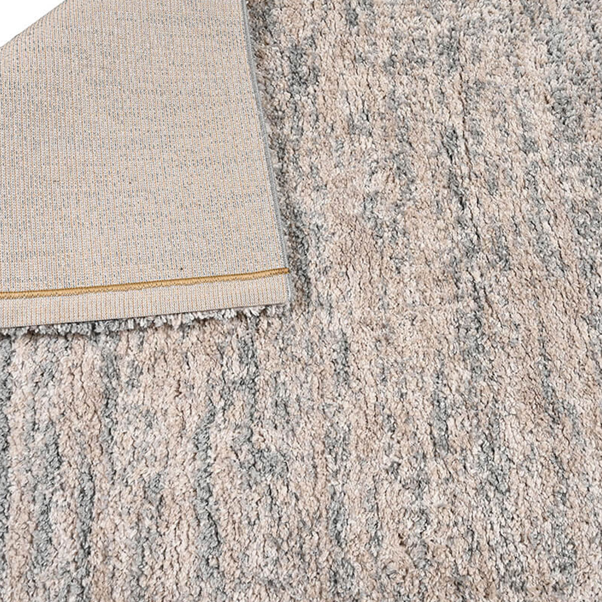 Χαλί (200X290) Polcarpet Puffy Shaggy 125 Grey Mix Χαλιά Σαλονιού Χειμερινά Μονόχρωμα Spitishop