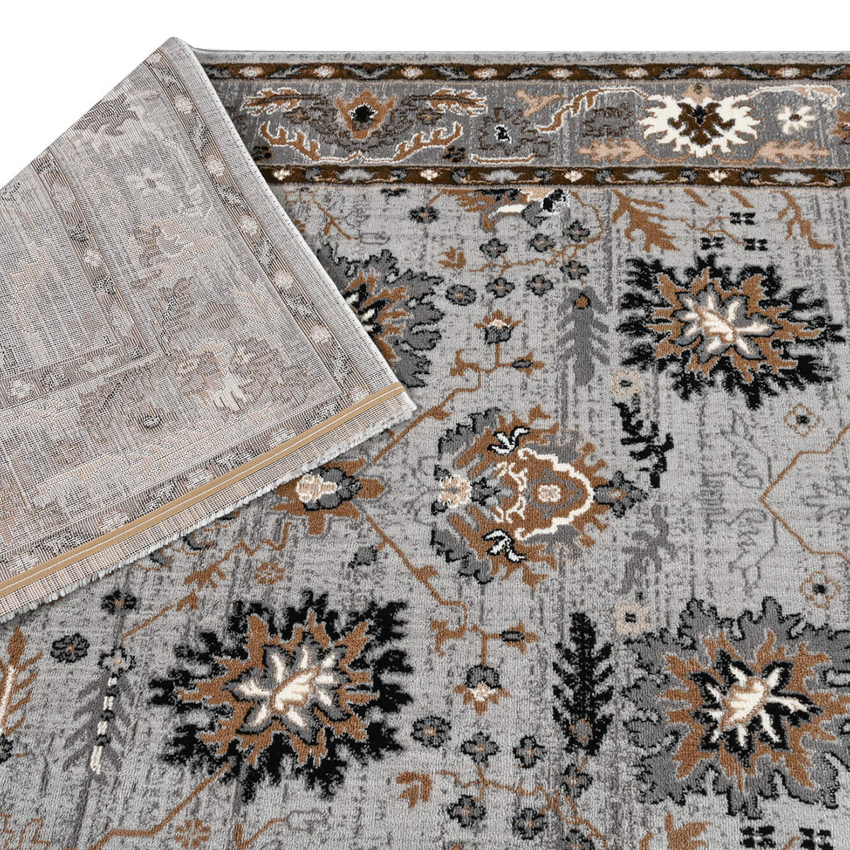 Χαλί (160X230) Polcarpet Estia 138 Grey Χαλιά Σαλονιού Χειμερινά Κλασικά Spitishop