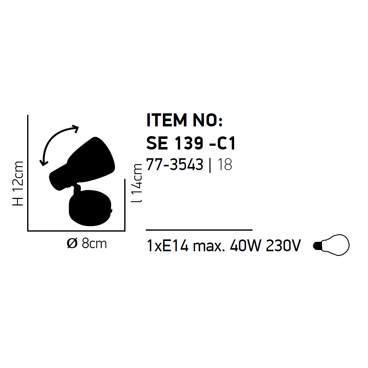Σποτ Μονόφωτο Homelighting Softy 77-3543 Chrome Φωτιστικά Οροφής - Τοίχου Spitishop