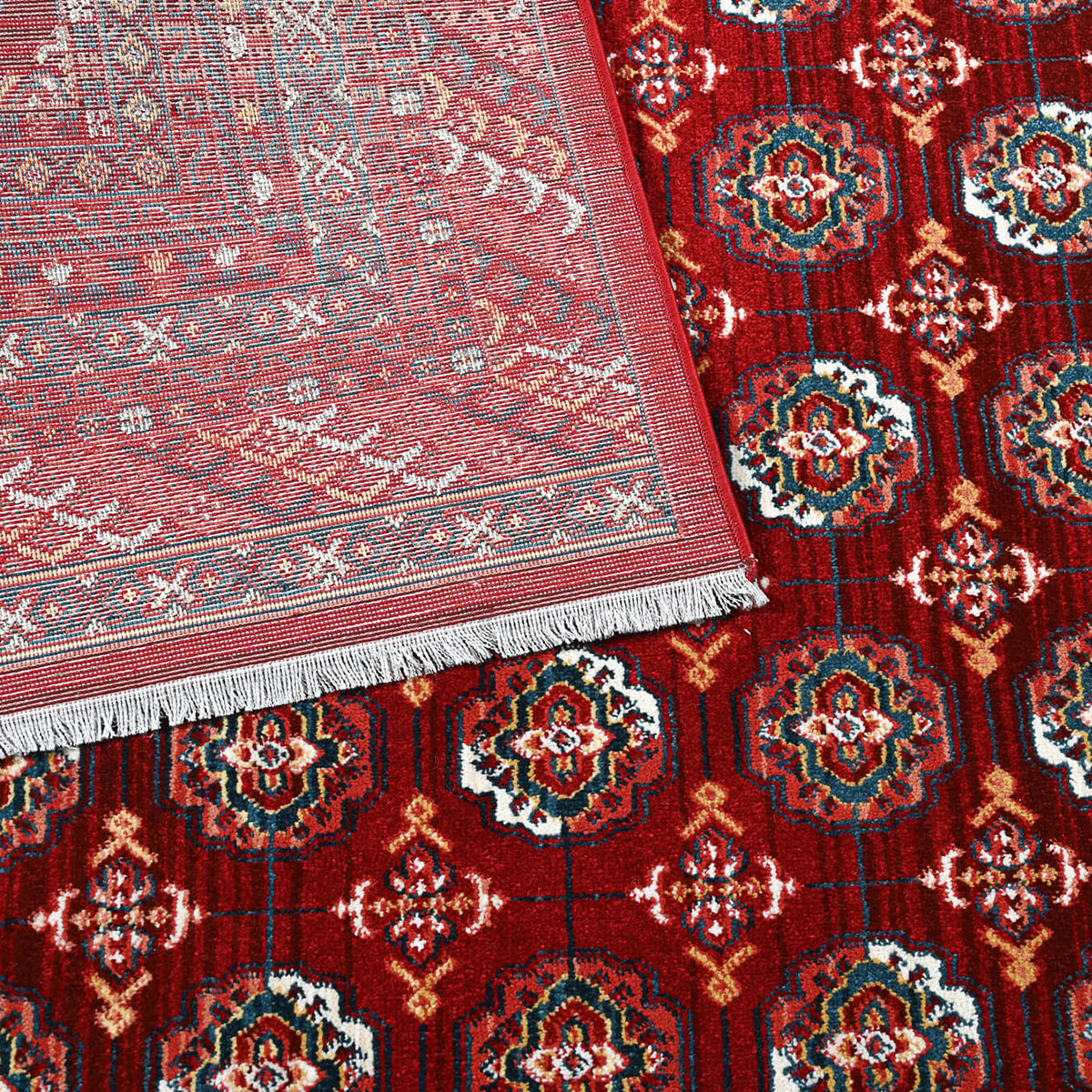 Χαλιά Κρεβατοκάμαρας (Σετ 3Τμχ) Polcarpet Kazak Oriental 865 K Bordo Σετ Spitishop
