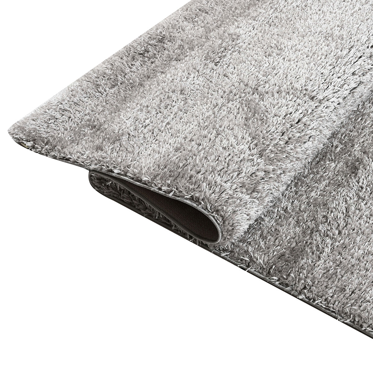 Χαλιά Κρεβατοκάμαρας (Σετ 3τμχ) Polcarpet Satin Shaggy Grey