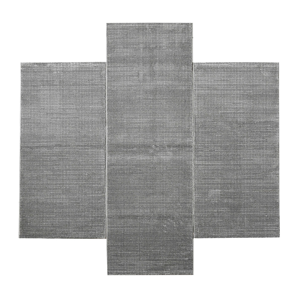 Χαλιά Κρεβατοκάμαρας (Σετ 3τμχ) Polcarpet Petra Stone 1044 Grey