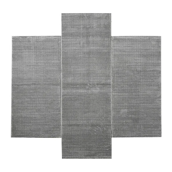 Χαλιά Κρεβατοκάμαρας (Σετ 3τμχ) Polcarpet Petra Stone 1044 Grey