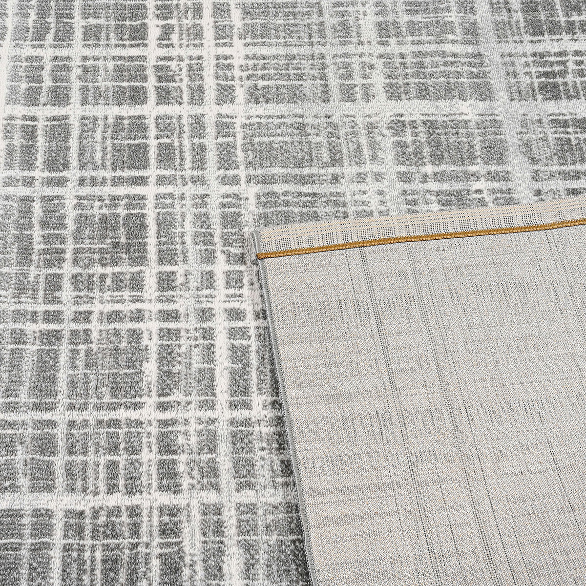 Χαλί (200X290) Polcarpet Petra Stone 1304 Grey Χαλιά Σαλονιού Χειμερινά Μοντερνα Spitishop