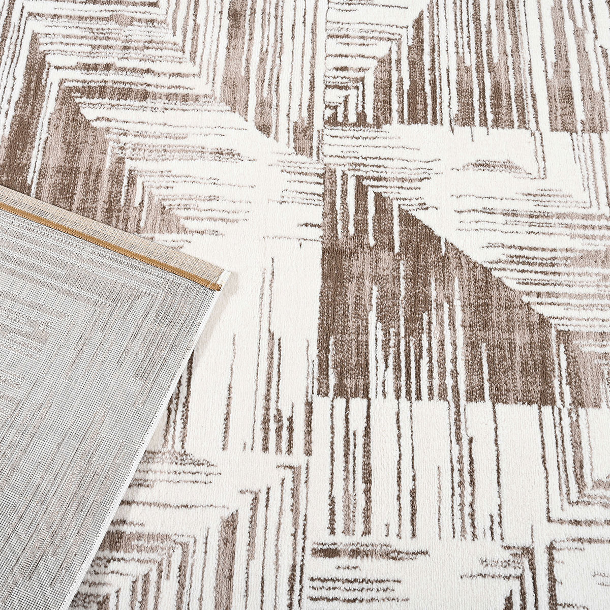 Χαλί (200X290) Polcarpet Petra Stone 764 Beige Χαλιά Σαλονιού Χειμερινά Spitishop