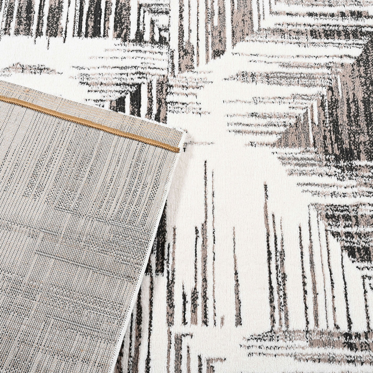 Χαλί (200X290) Polcarpet Petra Stone 764 Brown Χαλιά Σαλονιού Χειμερινά Spitishop