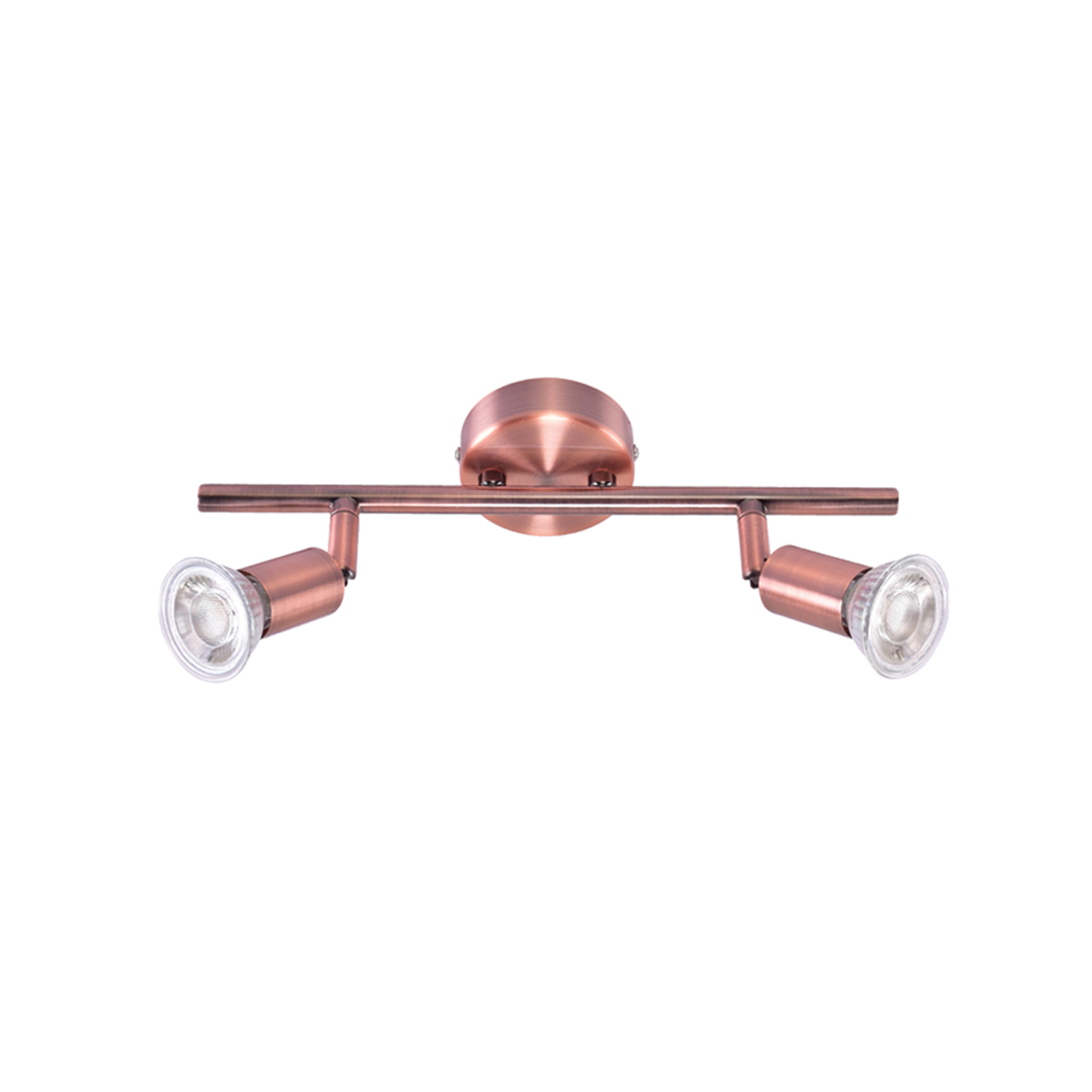Σποτ Δίφωτο Homelighting Saba 77-3547 Copper