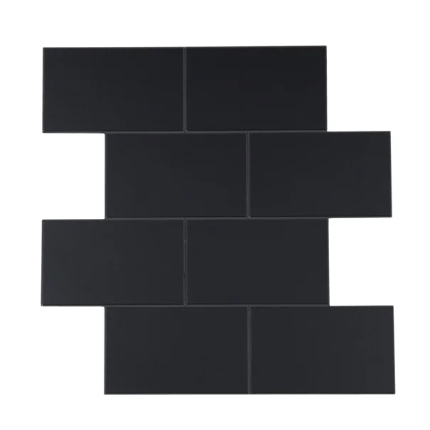 Αυτοκόλλητα Πλακάκια (Σετ 4τμχ) L-C Careo Black 1770154