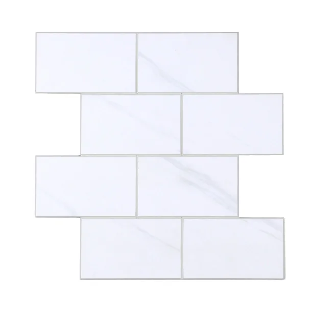 Αυτοκόλλητα Πλακάκια (Σετ 4τμχ) L-C Careo White 1770155
