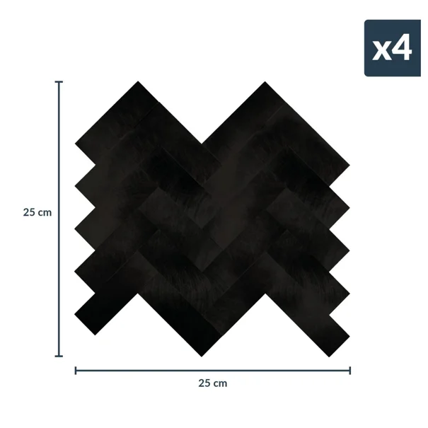 Αυτοκόλλητα Πλακάκια (Σετ 4τμχ) L-C Chevron 1770141