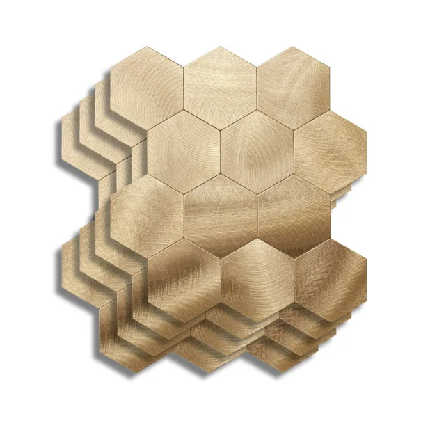 Αυτοκόλλητα Πλακάκια (Σετ 4τμχ) L-C Hexa Concrete Cuivre 1770148