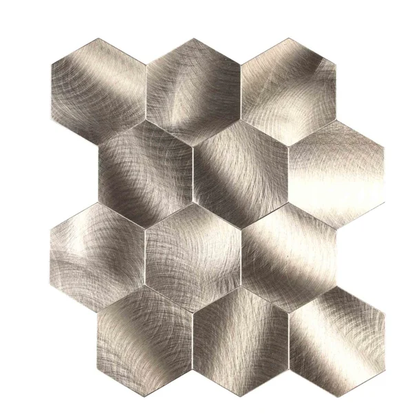 Αυτοκόλλητα Πλακάκια (Σετ 4τμχ) L-C Hexa Concrete Cuivre 1770148
