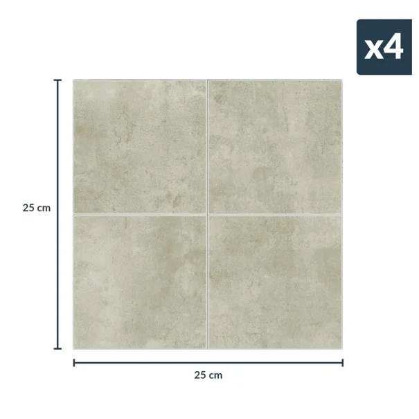 Αυτοκόλλητα Πλακάκια (Σετ 4τμχ) L-C Lithos 1770174