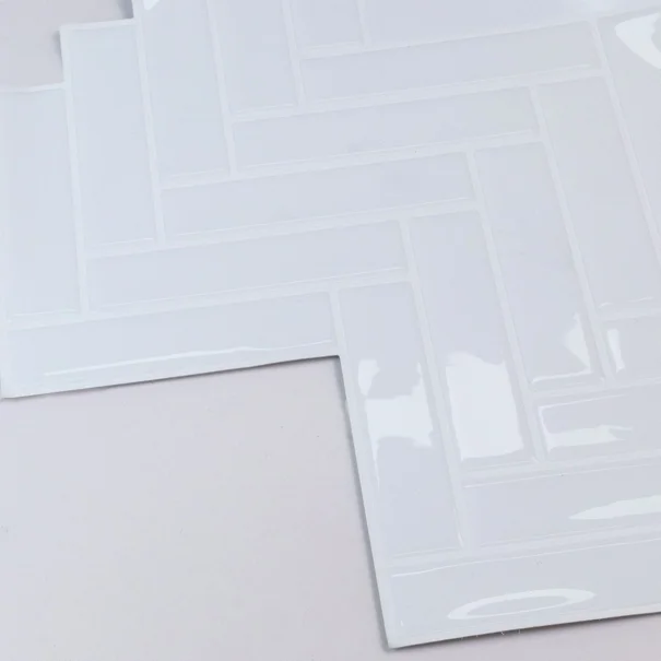 Αυτοκόλλητο Πλακάκι 3D (30.5x25) L-C Malda White 1770156