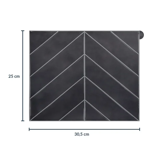 Αυτοκόλλητο Πλακάκι 3D (30.5x25) L-C Parma Coal 1770157