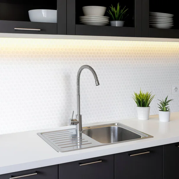 Αυτοκόλλητο 3D Πάνελ Τοίχου (30.5x25) L-C Pointille White 1770158