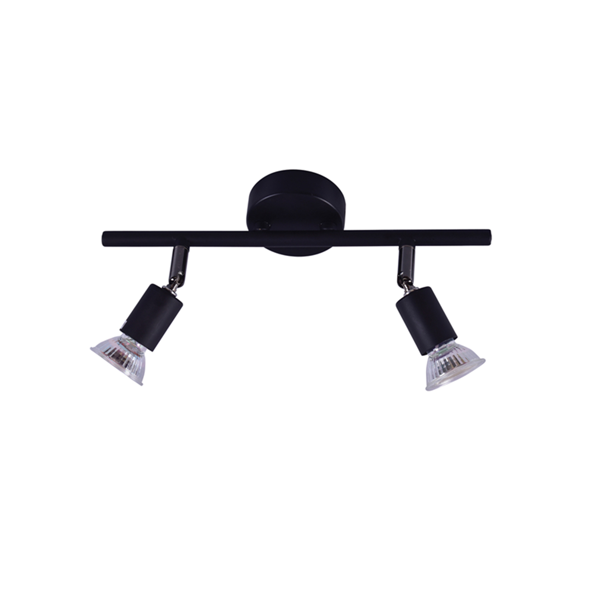 Σποτ Δίφωτο Homelighting Saba 77-3555 Black