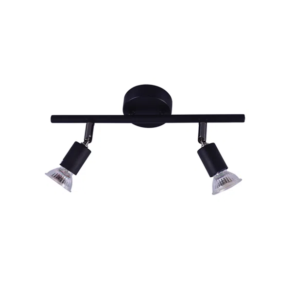Σποτ Δίφωτο Homelighting Saba 77-3555 Black