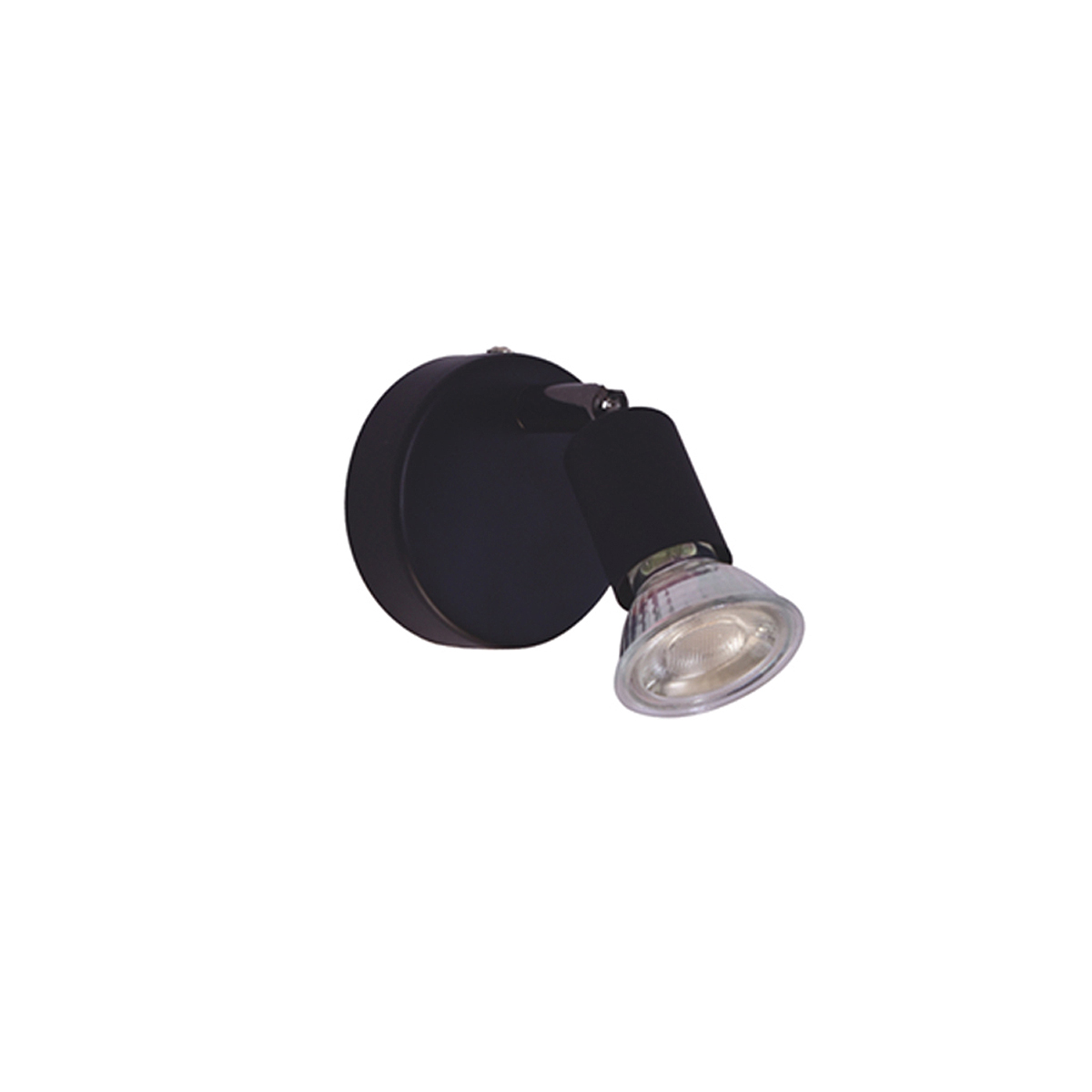 Σποτ Μονόφωτο Homelighting Saba 77-3554 Black