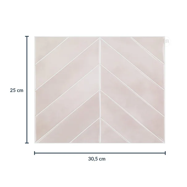 Αυτοκόλλητο Πλακάκι 3D (30.5x25) L-C Parma Blush 1770135