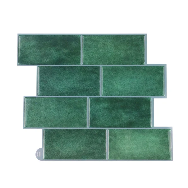 Αυτοκόλλητο 3D Πάνελ Τοίχου (30.5x25) L-C Zellige Vert 1770130