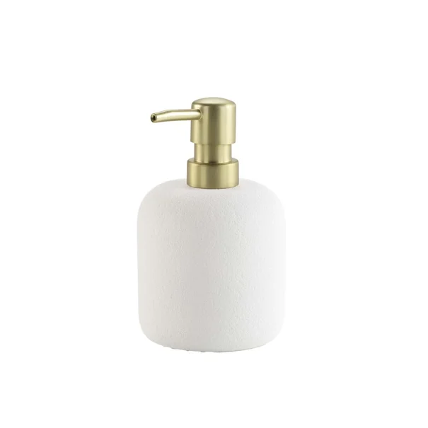 Dispenser Μπάνιου (Φ9.4x14.8) L-C Aquamarbe Blanc/Or 1801912