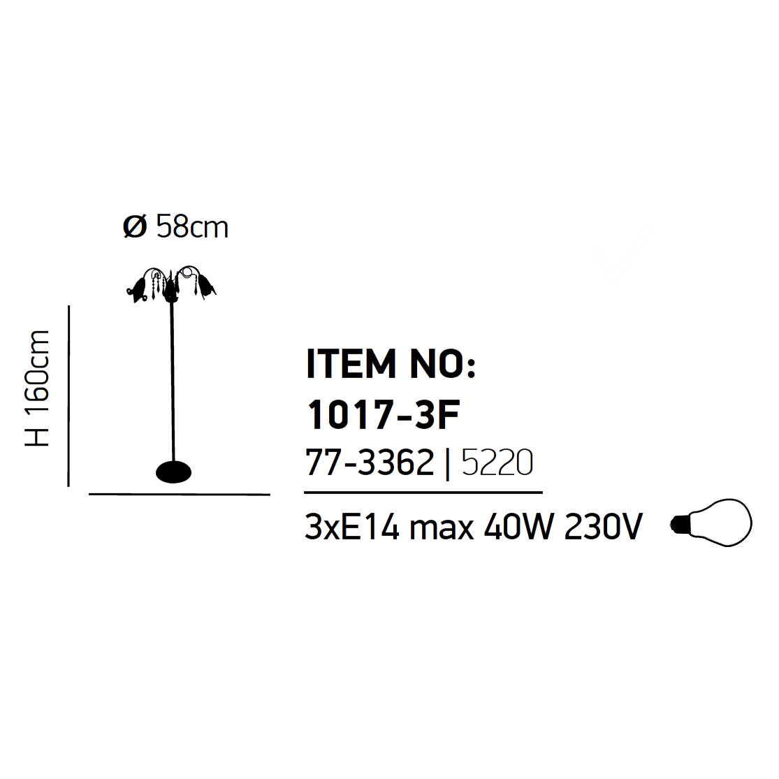 Φωτιστικό Δαπέδου Homelighting Memo 77-3362 Chrome Φωτιστικά Μεταλλικά Spitishop