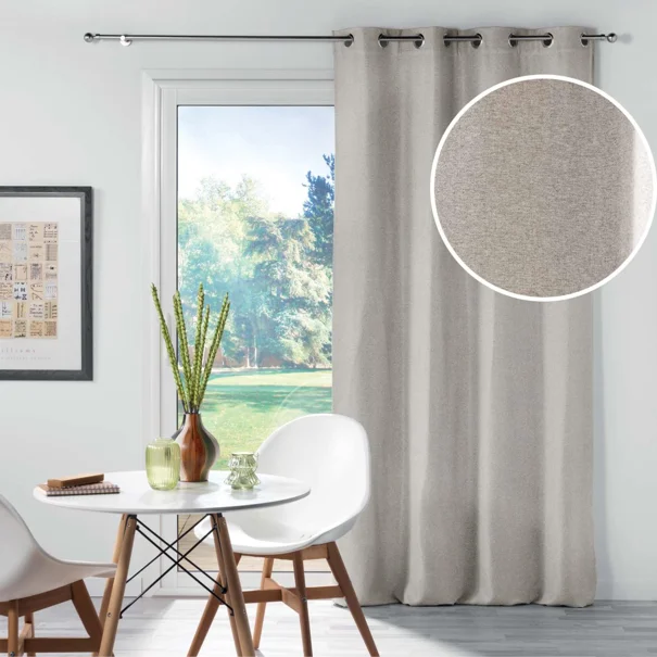 Κουρτίνα Συσκότισης (135x240) Με Τρουκς L-C Chinea Linen 1608888