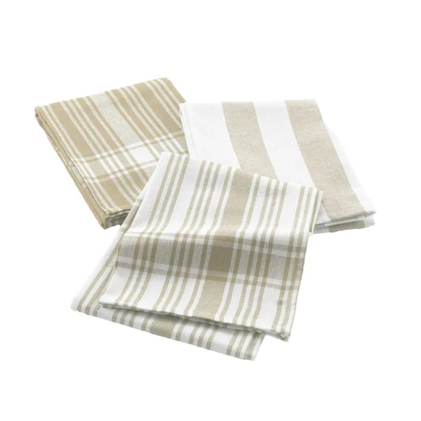 Ποτηρόπανα (Σετ 3τμχ) L-C Bayado Linen 1731328