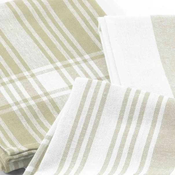 Ποτηρόπανα (Σετ 3τμχ) L-C Bayado Linen 1731328