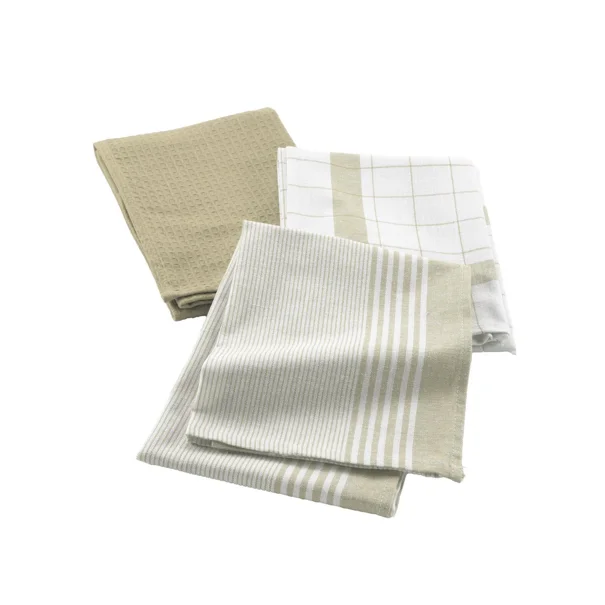Ποτηρόπανα (Σετ 3τμχ) L-C Vibrato Linen 1731327