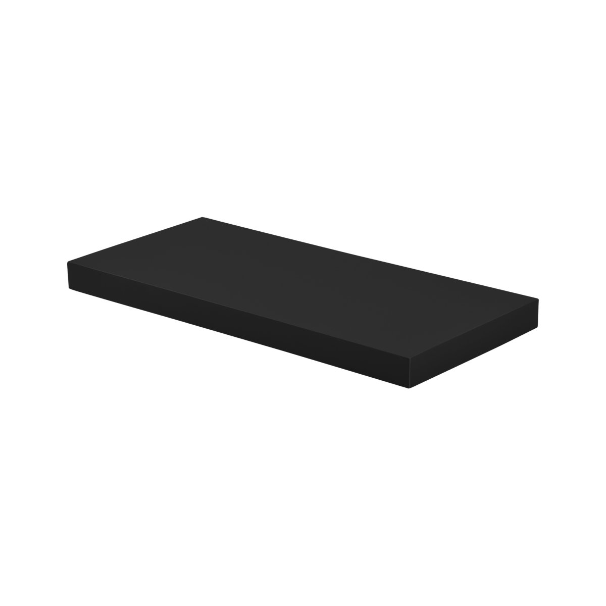 Ράφι Τοίχου (50x22.8x3.4) L-C Black 6RAN791NR